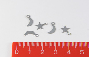 " Zlatka" Подвески " звезды и луна" DC- 031 №02 под никель