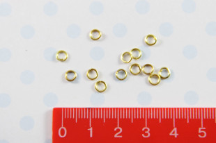Кольцо для бус R-05 2.5 мм 50 шт под золото