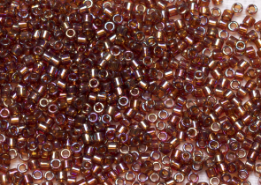 Бисер Япония MIYUKI Delica цилиндр 10/0 5 г DBM-0170 янтарный прозрачный радужный