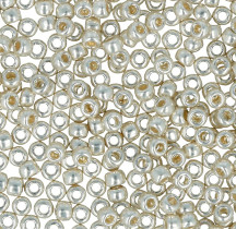 Бисер Япония " TOHO" 11/ 0 круглый 2. 2 мм 5 г №PF0558 серебряный