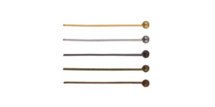  Штифт с шариком DC-105/10 24 мм 10 шт №05 под медь